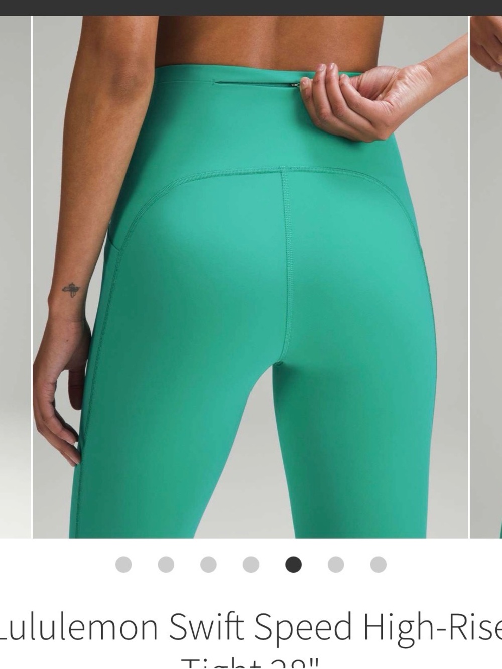 lululemon athletica High-Rise Swift Tight in Teal Green